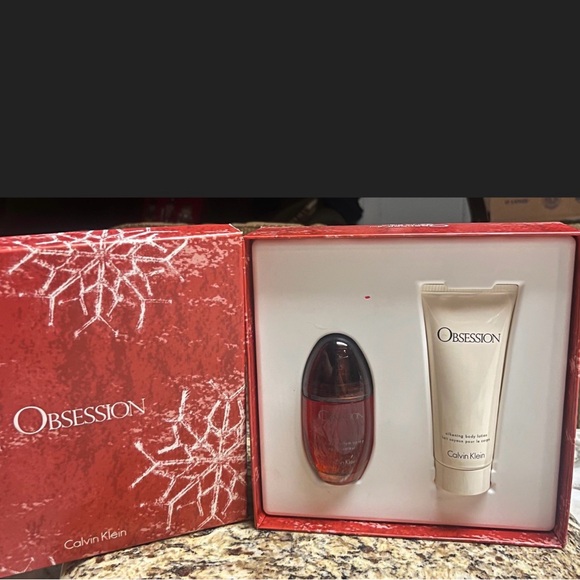 Calvin Klein • Obession • Women • 3.4 EDP • Lotion Gift Set • New W/Box